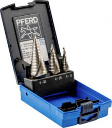 Pferd SET STB HSSE 3TLG HSS-E Fokozatfúró készlet 1 db (25204077) (25204077)