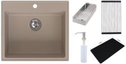 Ruvetti Absol 60 gránit mosogató 56x50 cm bézs 3001AB_BE60_W (3001ABBE60W)