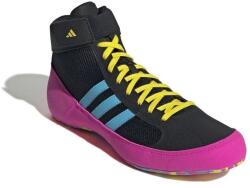 Adidas birkózócipő fekete/ciánkék