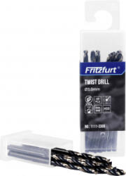 FRITZFURT HSS-G Fém spirálfúró 10 részes 1.5 mm Teljes hossz 40 mm Korrózióálló DIN 338 Hengeres befogószár 10 db (1111-3150) (1111-3150)
