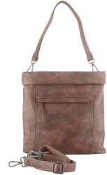 Greenburry Geanta umar dama piele ecologica maro 31 x 32 x 13 cm, Liselotte
