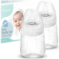 Nukido Set de sticle PP pentru lapte 2 buc. Nukido (J-797900)