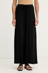 United Colors of Benetton pantaloni wide leg pentru femei din vâscoză PPYA-SPD1GA_99A (4VW95F00C)