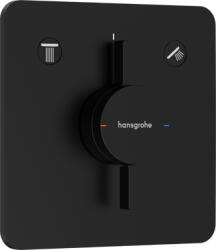 Hansgrohe Duoturn Q falsík alatti zuhanycsaptelep, 2 funkciós, matt fekete (HG-75414670)