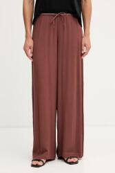 United Colors of Benetton pantaloni wide leg pentru femei din vâscoză PPYA-SPD1GA_88X (4VW95F00C)