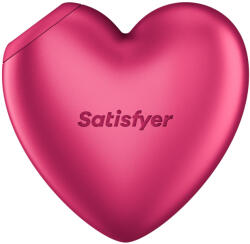 Satisfyer Cutie Heart - vibrator clitoridian cu unde de aer (roz) (4061504083933) Vibrator