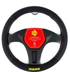 MOMO EASY kormányvédő - S 37-38 cm - fekete/sárga