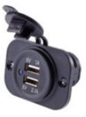  Beépített töltő 2x USB 3.1A - 12/24V