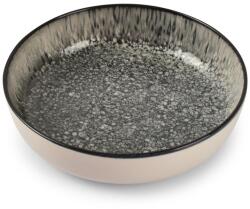 ONA Черна/кремава супена глинена чиния ø 18, 5 cm Gravel - ONA (204322)