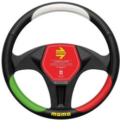 MOMO Tricolor kormányvédő - M 38-39 cm - piros/fehér/zöld