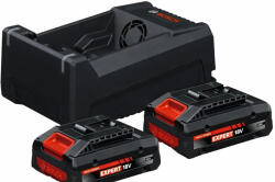 Bosch 18V 4.0Ah kezdőszett GAL 65min töltő+ 2X GBA 4.0Akku (1600A032K9)