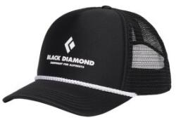 Black Diamond Flat Bill Trucker Hat Capac Black-Black Eqpmnt for Alpnst