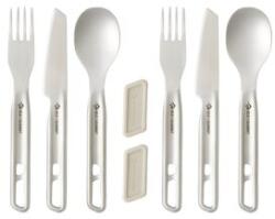 Sea to Summit Detour Stainless Steel Cutlery Set - [2P] [6 Piece] Tacâmuri Stainless Steel Grey