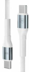 3mk Protection Cablu de Date si Incarcare 3mk Hyper N-SERIES, USB-C la USB-C, 2m, 20V/5A, 100W (Alb)