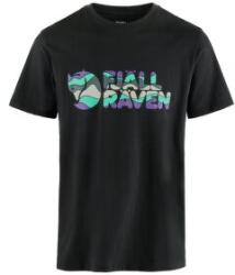 Fjall Raven Multicolor Logo T-Shirt Men Tricou cu mânecă scurtă Black M