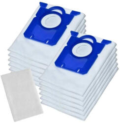  Set 12 Saci Aspirator Sintetici S-bag + 1 Filtru, Compatibili cu Electrolux, Philips, AEG (MN-535)