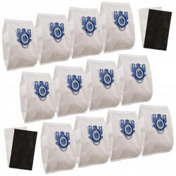  Set 12 Saci Aspirator tip Miele GN HyClean 3D, Sintetici, cu 2 Filtre (TRS1-3987-CS1-N)
