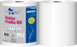 Paperdi Ipari törlőpapír 2 rétegű tekercses átmérő: 26 cm 800 lap/tek 2 tekercs/zsugor Bobina Pratika 800 Paperdi (BI8S800/25) - tonerpiac