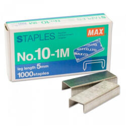 Max Tűzőkapocs, No. 10, MAX 2M10-1, 1000db/doboz (NO.10-1M STAPLES) - nyomtassingyen