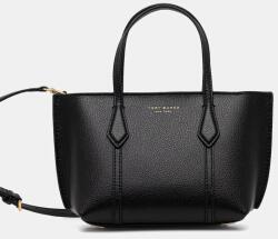 Tory Burch bőr táska Perry Mini Tote - fekete Univerzális méret