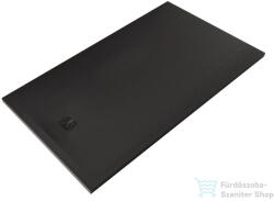 Kludi TERRA 160x90 cm-es RAKSOLID zuhanytálca szifon nélkül, matt fekete 09DW0539 (09DW0539)