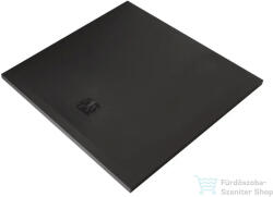Kludi TERRA 100x100 cm-es RAKSOLID zuhanytálca szifon nélkül, matt fekete 08DW1839 (08DW1839)