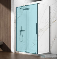 SAPHO GELCO SPIRIT BLACK oldalfal, 900mm, transzparent üveg (GI3590B) (GI3590B)