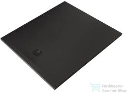 Kludi TERRA 100x120 cm-es RAKSOLID zuhanytálca szifon nélkül, matt fekete 08DW1739 (08DW1739)