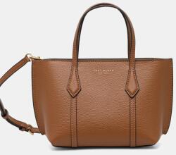 Tory Burch bőr táska Perry Mini Tote - barna Univerzális méret - answear - 119 990 Ft