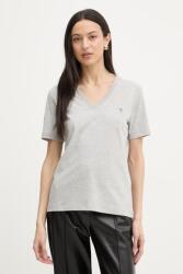 Trussardi t-shirt női pamuttal - szürke S