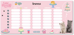 Ars Una Órarend Egylapos Cute Animals-Tea Party (5532) 26 (AU50495320)