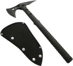 Depox Topor DEPOX®, Tactical Spirit, otel inoxidabil, negru, 40 cm, teaca inclusa (0969)