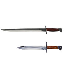 DEPOX Pachet Cutit si Maceta vanatoare, model AK, otel inoxidabil, 61 cm (0986)