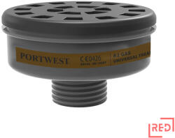 Portwest A2 gázszűrő univerzális menetes (6db) (P906BKR)