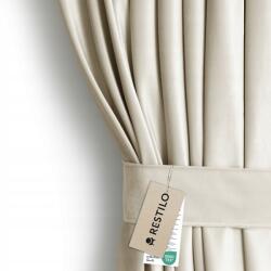  Függöny karikákkal AmeliaHome Velvet világos bézs 257219-1210 (4251838569511)