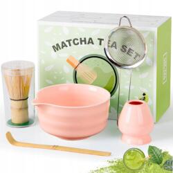 Bedee Matcha Box 4in1 matcha szett Chasen seprű kanál Chashaku állvány (Matcha Box )