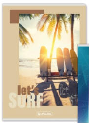 Herlitz felsős vonalas füzet, Sport, Let's Surf (A5/12-32) (H_2026_400212782)
