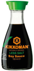KIKKOMAN Csökkentett Sótartalmú Szójaszósz, 150ml (Kikkoman)