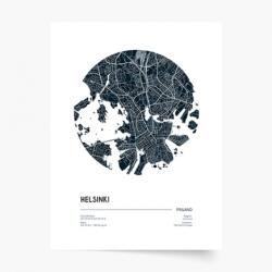Empikfoto. ro Poster, Maps: Helsinki, 30x40 - 83064