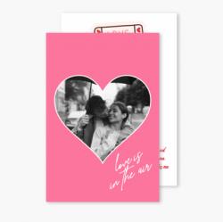 Empikfoto. ro Felicitare personalizată Valentine roz, 10x15 cm - 107415