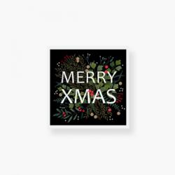 Empikfoto. ro Poster, Merry Xmas - Negru - ramă albă, 40x40 - 61761