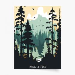 Empikfoto. ro Poster, Pădure: Wild&Free, 70x100 - 83170
