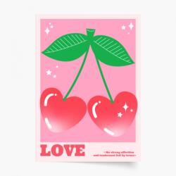 Empikfoto. ro Poster, I love you cherry much, 50x70 - 62749