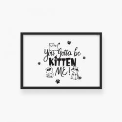 Empikfoto. ro Poster, Kitten me - ramă neagră, 60x40 - 61848