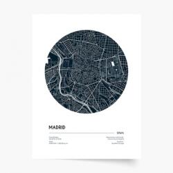 Empikfoto. ro Poster, Maps: Madrid, 70x100 - 83031