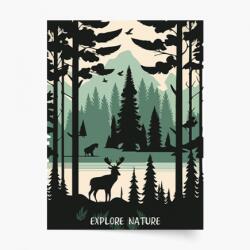 Empikfoto. ro Poster, Pădure: Explore Nature, 20x30 - 83147