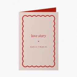 Empikfoto. ro Felicitare personalizată Love Story Pink, 20x30 cm - 107441