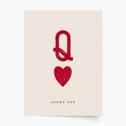 Empikfoto. ro Poster, Tipografic: Q Lucky You, 50x70 - 83395