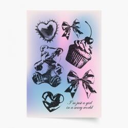 Empikfoto. ro Poster, Vintage: Just a girl, 21x30 - 111593