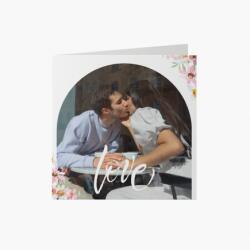 Empikfoto. ro Felicitare personalizată Înfloresc cu tine, 14x14 cm - 107419